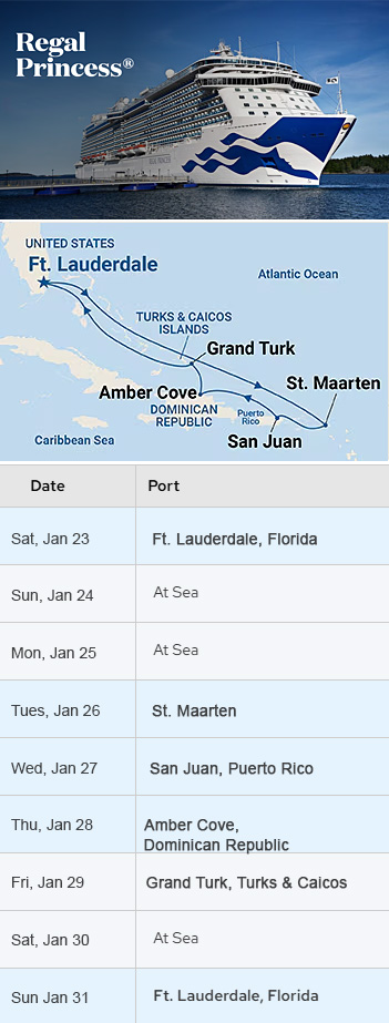 Caribbean Itinerary 2027